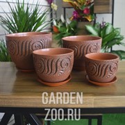 Горшки для цветов ВОЛНА №2 - фото 12762 Горшки для цветов ВОЛНА №2 - фото 12762