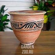 Горшок НЕАПОЛЬ вьюн беж 35см - фото 12769