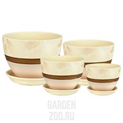 Набор горшков ВЕНЕЦИЯ 4шт - фото 13004
