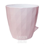 Кашпо Соло Руби 3л бежево-розовый - фото 13074
