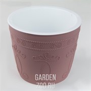 Кашпо Ажур 4л мокко - фото 13079