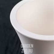 Горшок Сити 1,3л 15х13 белый-белый с вкладышем - фото 13186