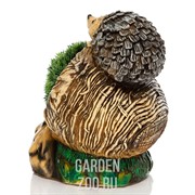 Кашпо Ежик на корзине - фото 13215