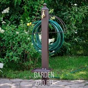 Колонка садовая с подставкой под лейку металлическая 54-634 - фото 13243