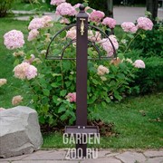 Колонка садовая с подставкой под лейку металлическая 54-634 - фото 13247