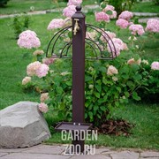 Колонка садовая с подставкой под лейку металлическая 54-634 - фото 13248