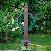Колонка садовая с подставкой под лейку металлическая 54-634 - фото 13250