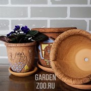 Набор горшков КОТЫ 3шт - фото 13276