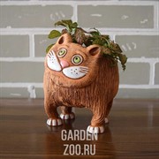 Кашпо КОТ 14*11*13см - фото 13279