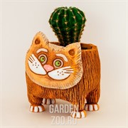 Кашпо КОТ 14*11*13см - фото 13281