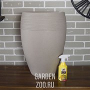 Кашпо Сэнд высокое 39*54см песочный - фото 13319