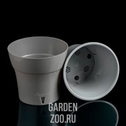 Горшок ДАЛИ 1,2л дымчатый серый-серый - фото 13336