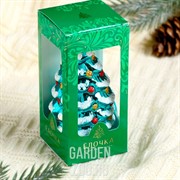 Игрушка ёлочная Елочка ручная работа 8см - фото 13371