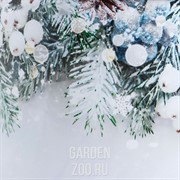 Коробка круглая Зимняя сказка 15х18см - фото 13375