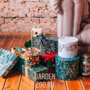 Коробка круглая Зимняя сказка 15х18см - фото 13376