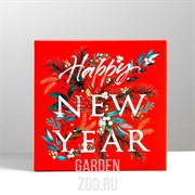 Коробка подарочная Новый Год 20*20*11 см - фото 13442