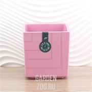 Горшок Квадро 3,3л вереск с вкладкой - фото 13642