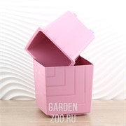 Горшок Квадро 3,3л вереск с вкладкой - фото 13643