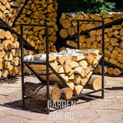Дровница металл для дачи и дома Лофт открытая 66-909 - фото 13678 Дровница металл для дачи и дома Лофт открытая 66-909 - фото 13678