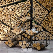 Дровница металл для дачи и дома Лофт Соты 66-918 - фото 13681 Дровница металл для дачи и дома Лофт Соты 66-918 - фото 13681