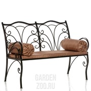 Диван кованый ажурный черный 941-12 - фото 13718