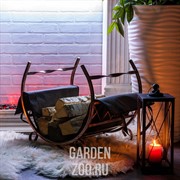 Дровница кованая полукруглая 500-72 - фото 13834