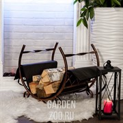 Дровница кованая полукруглая 500-72 - фото 13835