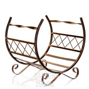 Дровница кованая полукруглая 500-72 - фото 13839