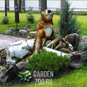 Крышка люка Бобер на запруде стеклопластик F07095 - фото 13940