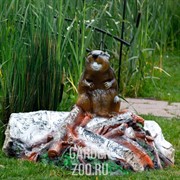 Крышка люка Бобер на запруде стеклопластик F07095 - фото 13941