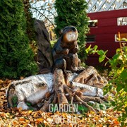 Крышка люка Бобер на запруде стеклопластик F07095 - фото 13944