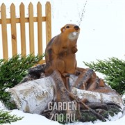 Крышка люка Бобер на запруде стеклопластик F07095 - фото 13945