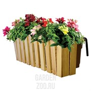 Подставка балконная под ящик длина 61см дерево 59-601 - фото 14057