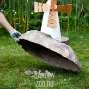 Крышка люка Камень-валун полистоун на люк 50см F03093 - фото 14059