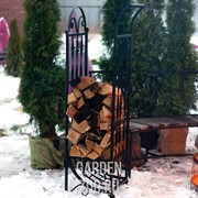 Дровница металлическая высокая для каминов 500-89 - фото 14188