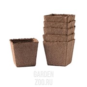 Горшок торфяной 50*50 квадрат 12шт - фото 14295