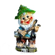 Фигура декоративная Гном с рогаткой для сада F08037 - фото 14778