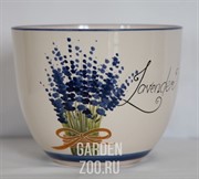 Горшок КАШТАН №3 1,6л РОСПИСЬ - фото 15334