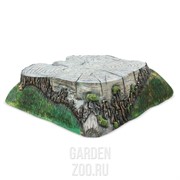 Крышка люка для септика декоративная Пень трухлявый диаметр 139см стеклопластик U07980 - фото 15526