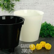 Горшок Фиджи 20см 4л белый - фото 16027