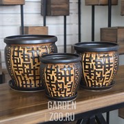 Кашпо Лабиринт №4 с подставкой - фото 16267