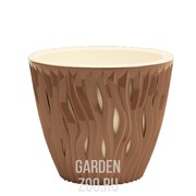 Кашпо Вдохновение 2,25л мокко - фото 16337