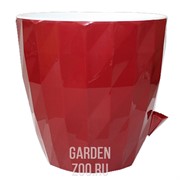 Кашпо Соло Руби 3л бордо - фото 16342