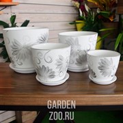 Набор горшков БУТОН 4шт (180) - фото 16428