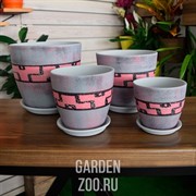 Набор горшков БУТОН 4шт (180) - фото 16429