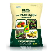 БиоГрунт КЕВА Биотерра для рассады и овощей 10л (8) - фото 16531