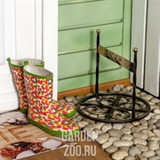 Чистилка для обуви декроттуар металлическая высота 33см 62-002 - фото 17149