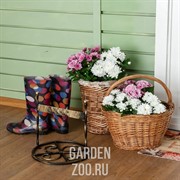 Чистилка для обуви декроттуар металлическая высота 33см 62-002 - фото 17151