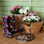 Чистилка для обуви декроттуар металлическая высота 33см 62-002 - фото 17152