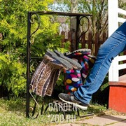 Декроттуар кованый вертикальный с подставкой 62-018 - фото 17156